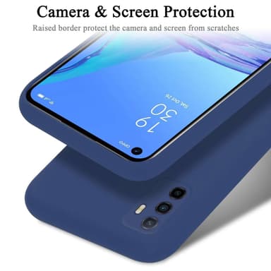 Oppo A53 Skal Fodral Case (Blå)