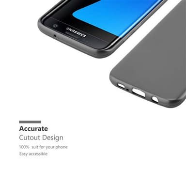 Skal Samsung Galaxy S7 EDGE Fodral Case (Grå)