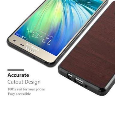 Samsung Galaxy A3 2015 Skal Fodral Case (Brun)