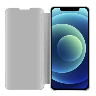 iPhone 12 / 12 PRO Plånboksfodral Skal (Silver)