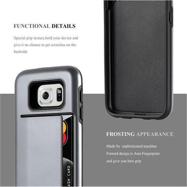 Samsung Galaxy S6 Skal Fodral Case (Silver)