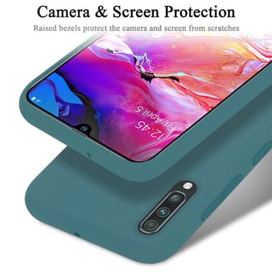 Samsung Galaxy A70 / A70s Skal Fodral Case (Grön)