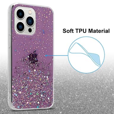 iPhone 13 PRO MAX Skal Fodral Case (Lila)