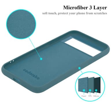Google PIXEL 6 Skal Fodral Case (Grön)