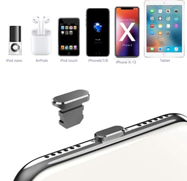 Skyddskåpa för iPhone Dammskyddande plugg