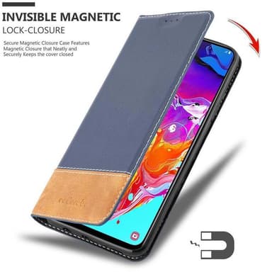 Samsung Galaxy A70 / A70s Skal Fodral Case (Blå)