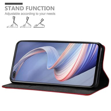 Oppo A92s Skal Fodral Case (Röd)