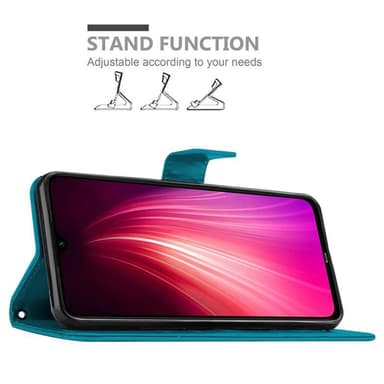 Xiaomi RedMi NOTE 8 Plånboksfodral Skal (Blå)