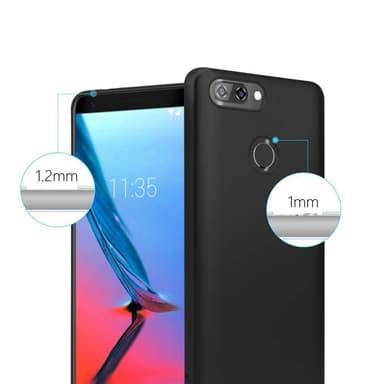 Skal ZTE Blade V9 Fodral Case (Svart)