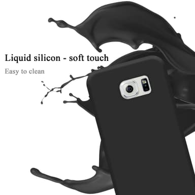 Samsung Galaxy S6 EDGE Skal Fodral Case (Svart)