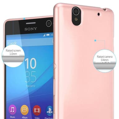 Skal Sony Xperia C4 Fodral Case (Rosa)