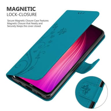 Xiaomi RedMi NOTE 8 Plånboksfodral Skal (Blå)