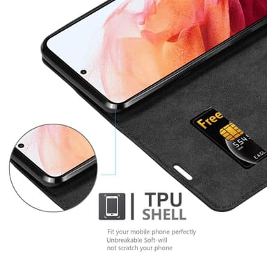 Samsung Galaxy S21 5G Skal Fodral Case (Svart)