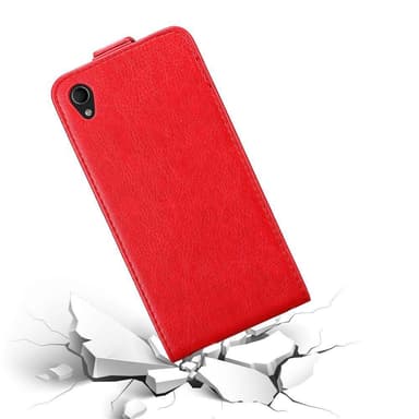 Sony Xperia M4 AQUA Flipfodral Skal (Röd)