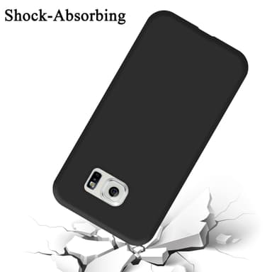 Samsung Galaxy S6 EDGE Skal Fodral Case (Svart)