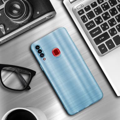 Samsung Galaxy A20s Skal Fodral Case (Turkos)