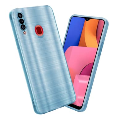 Samsung Galaxy A20s Skal Fodral Case (Turkos)