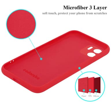 Xiaomi RedMi A1 Skal Fodral Case (Röd)