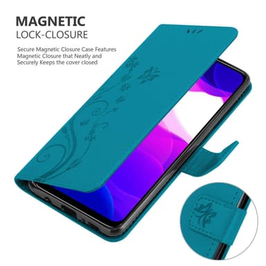 Xiaomi Mi 10 LITE Plånboksfodral Skal (Blå)