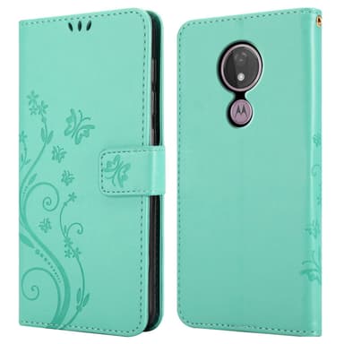 Motorola MOTO G7 POWER Plånboksfodral Skal (Turkos)