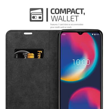 WIKO VIEW 4 Skal Fodral Case (Svart)