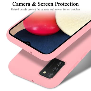 Samsung Galaxy A02s Skal Fodral Case (Rosa)