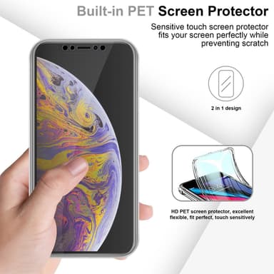 Skal iPhone XS MAX Fodral Case (Transparent)