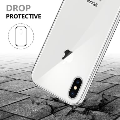 Skal iPhone XS MAX Fodral Case (Transparent)