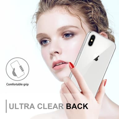 Skal iPhone XS MAX Fodral Case (Transparent)