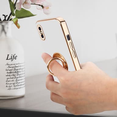 iPhone X / XS Skal Fodral Case (Vit)