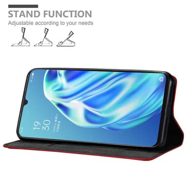 Oppo A91 Skal Fodral Case (Röd)