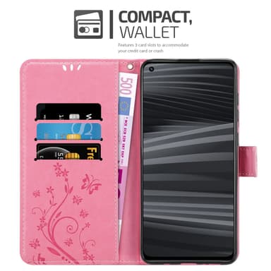 Realme GT 2 / GT Neo 2 Plånboksfodral Skal (Rosa)