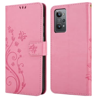 Realme GT 2 / GT Neo 2 Plånboksfodral Skal (Rosa)