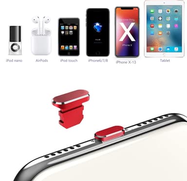 Skyddskåpa för iPhone Dammskyddande plugg
