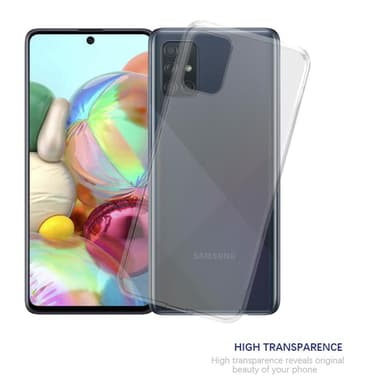 Samsung Galaxy A71 4G Skal Fodral Case (Transparent)