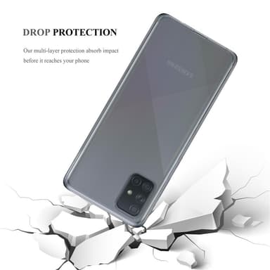 Samsung Galaxy A71 4G Skal Fodral Case (Transparent)