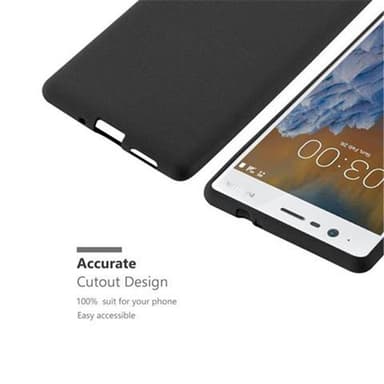 Skal Nokia 3 2017 Fodral Case (Svart)