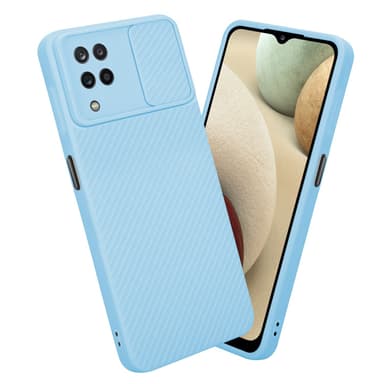 Skal Samsung Galaxy A12 / M12 Fodral Case (Blå)
