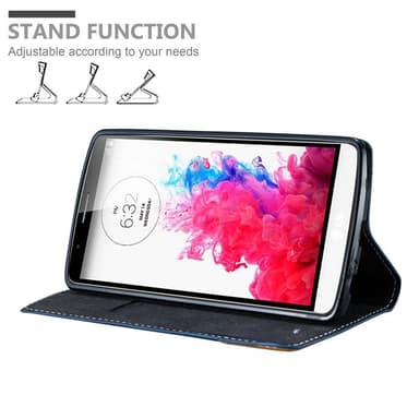 LG G3 Skal Fodral Case (Blå)