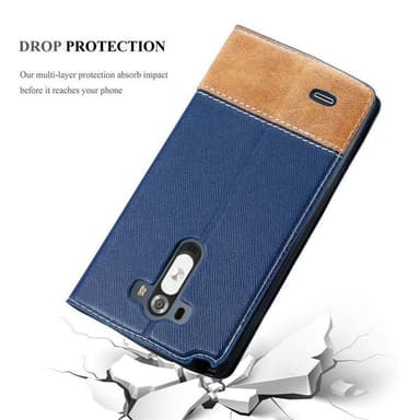 LG G3 Skal Fodral Case (Blå)
