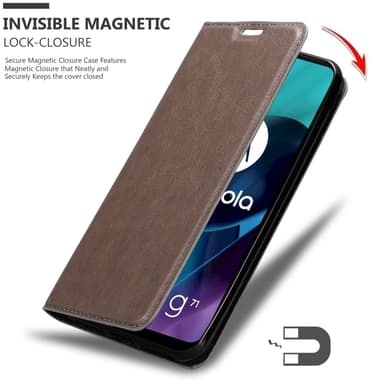 Motorola MOTO G71 5G Skal Fodral Case (Brun)