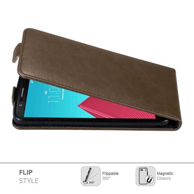 LG G4 / G4 PLUS Flipfodral Skal (Brun)