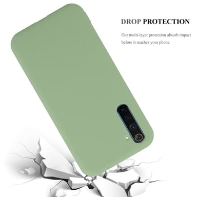 Skal Realme 6 PRO Fodral Case (Grön)
