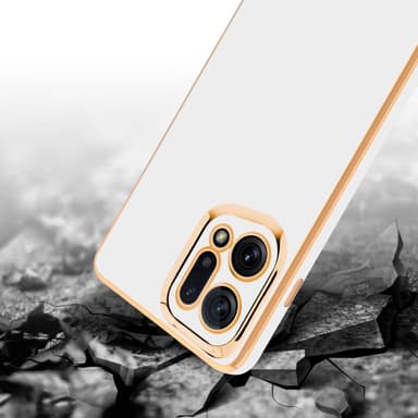 Oppo FIND X5 Skal Fodral Case (Vit)