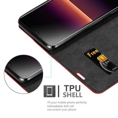 Sony Xperia L4 Skal Fodral Case (Röd)