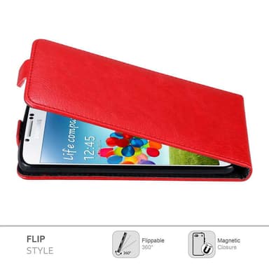 Samsung Galaxy S4 Flipfodral Skal (Röd)