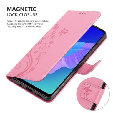 Huawei P40 LITE E Plånboksfodral Skal (Rosa)