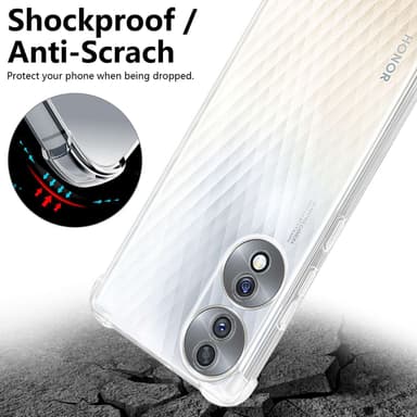 Honor 70 Skal Fodral Case (Genomskinlig)