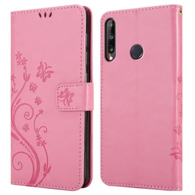 Huawei P40 LITE E Plånboksfodral Skal (Rosa)