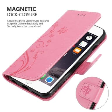 iPhone 6 / 6S Plånboksfodral Skal (Rosa)